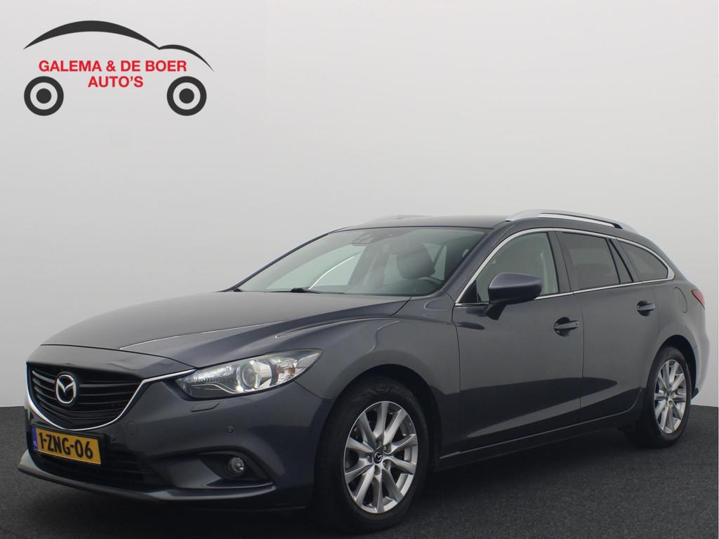 Mazda 6 Sportbreak 2.0 HP TS+ AUTOMAAT / XENON / STOELVERW /, Stof, Gebruikt, 4 cilinders, 6 sportbreak