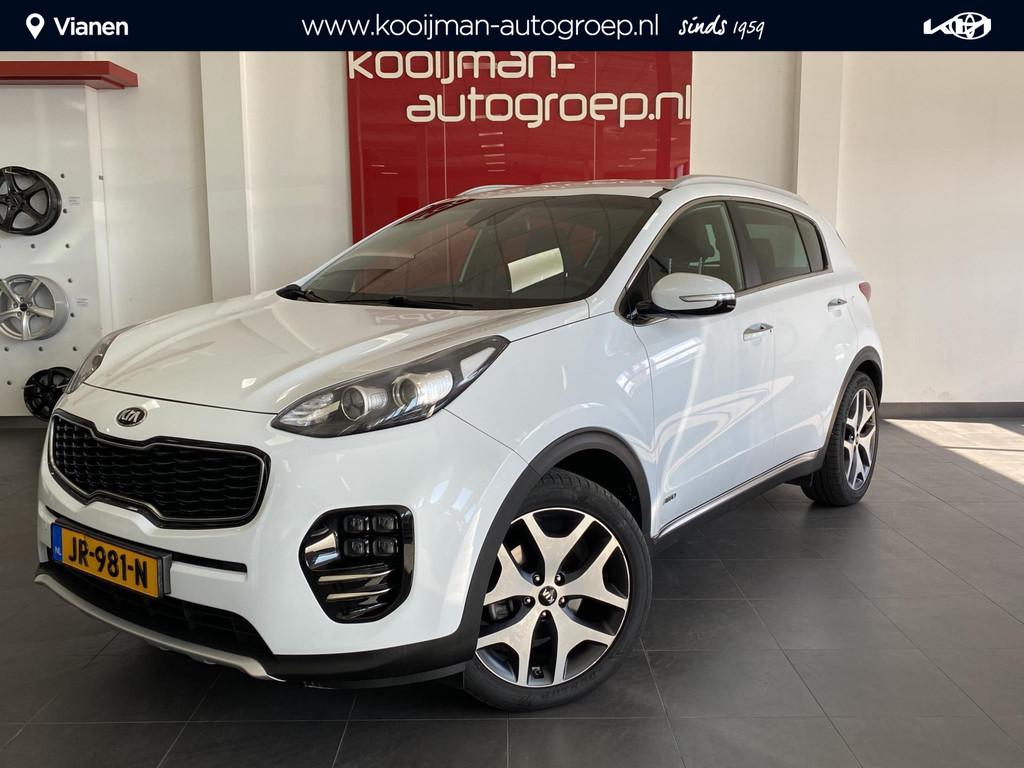 Kia Sportage 1.6 T-GDI 4WD GT-Line First Edition Automaat ,, Gebruikt, 4 cilinders, Parkeersensor, Wit