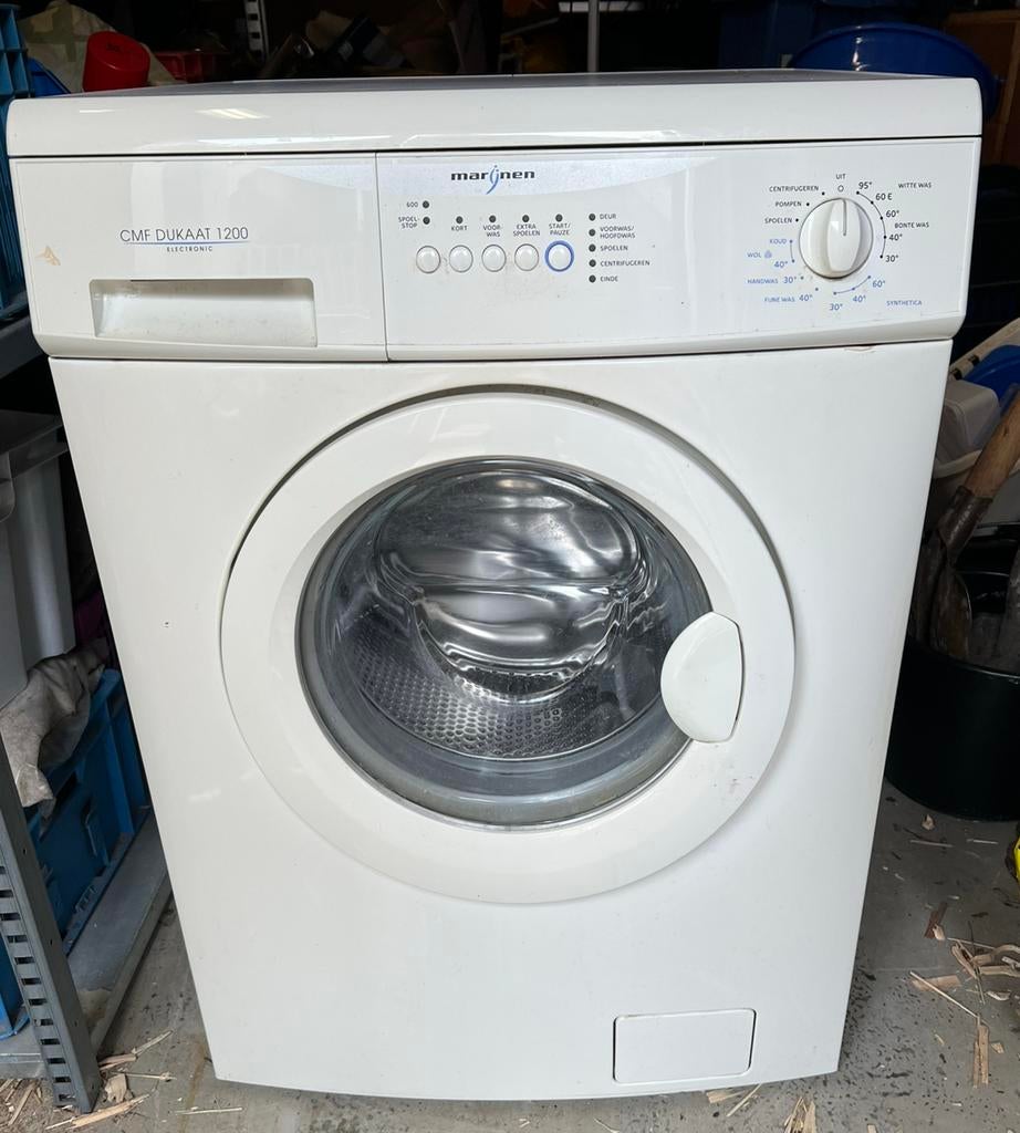 Marynen CMF Dukaat 1200 wasmachine, Ophalen, Zo goed als nieuw, 1200 tot 1600 toeren, 85 tot 90 cm