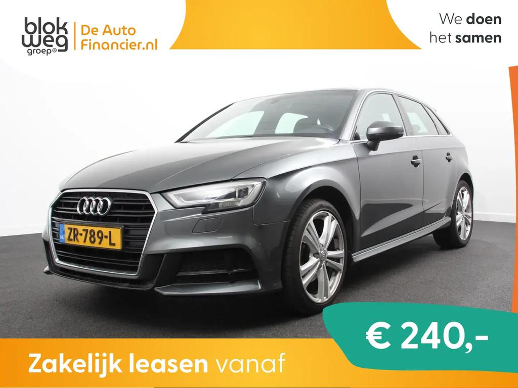 Audi A3 Sportback 1.5 TFSI CNG Automaat S-Line € 17.390,00, Auto's, Automaat, 4 cilinders, CNG (Aardgas), Leder en Stof