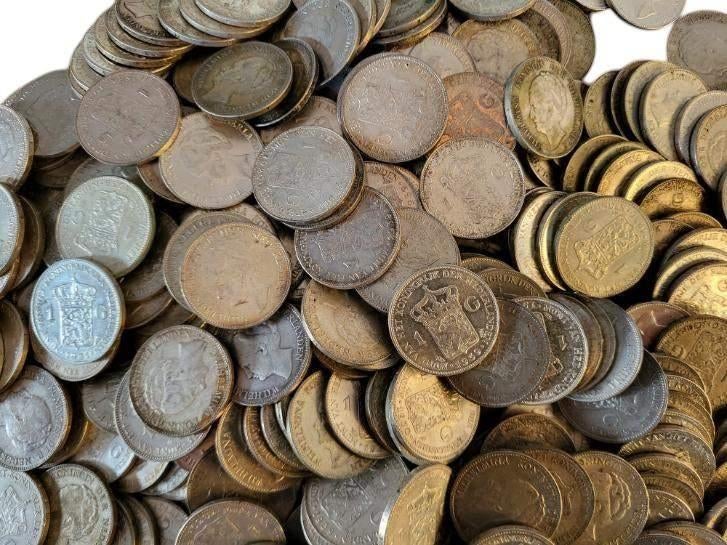 Nederland ruime halve kilo zilveren Wilhelmina Guldens, Postzegels en Munten, Edelmetalen en Baren, Ophalen of Verzenden, Zilver