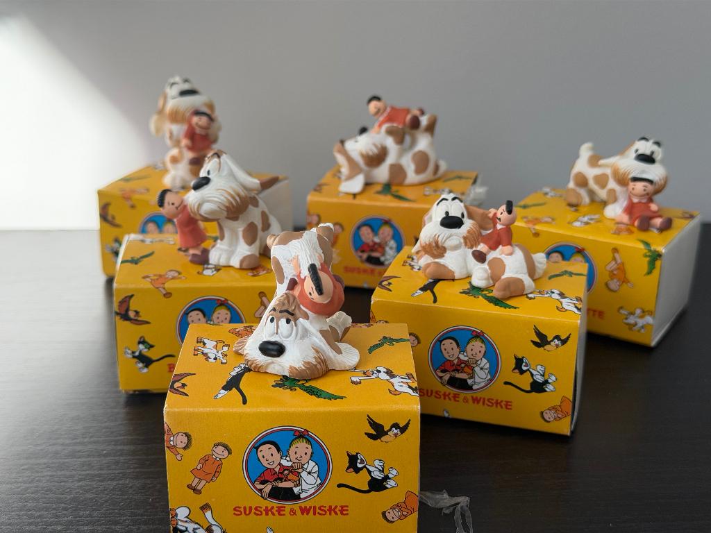 6 Parastone beeldjes van Tobias en Schanulleke (compleet), Ophalen of Verzenden, Zo goed als nieuw, Overige typen