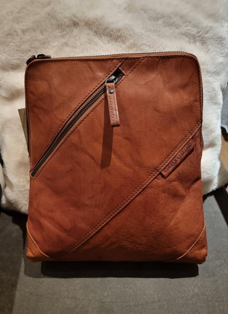 Spikes and Sparrow leren rugtas. NIEUW!, Ophalen of Verzenden, Nieuw, Bruin, Overige typen