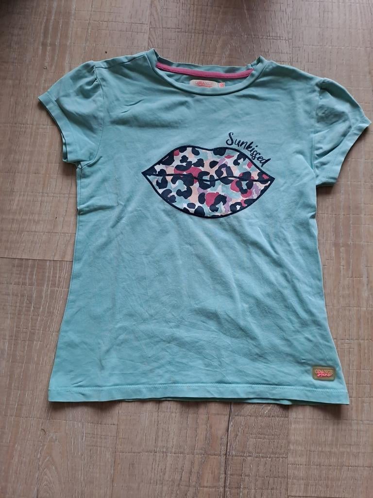 Orange Stars T-shirt maat 128/134, Ophalen of Verzenden