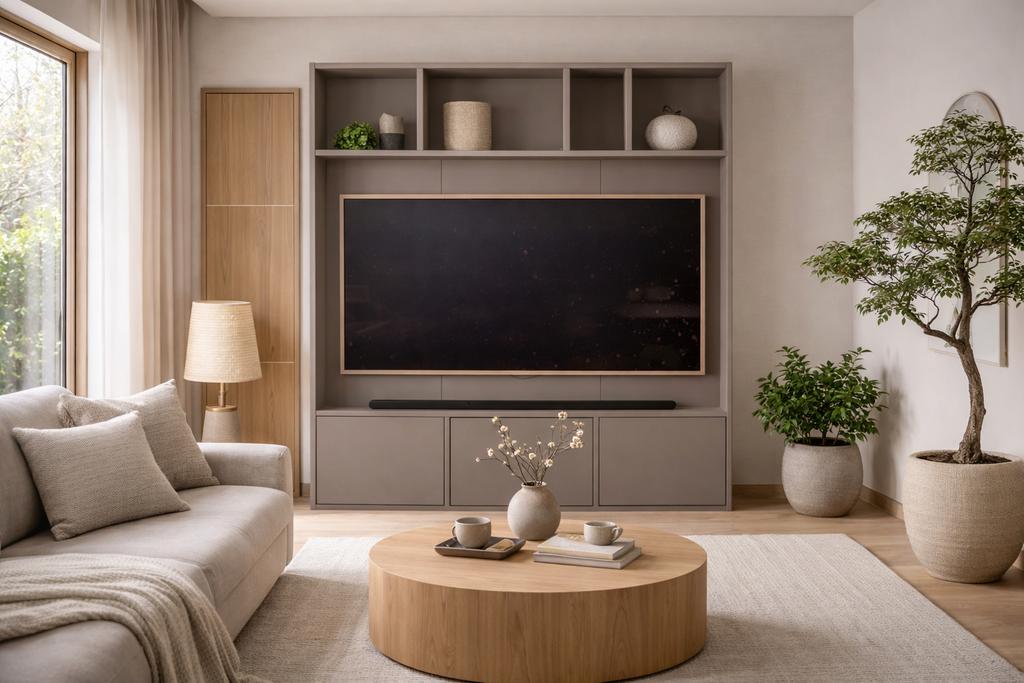 Meggy tv meubel / cinewall 160cm dust van Woood, Ophalen, Industrieweg 25, 200 cm of meer, Rj