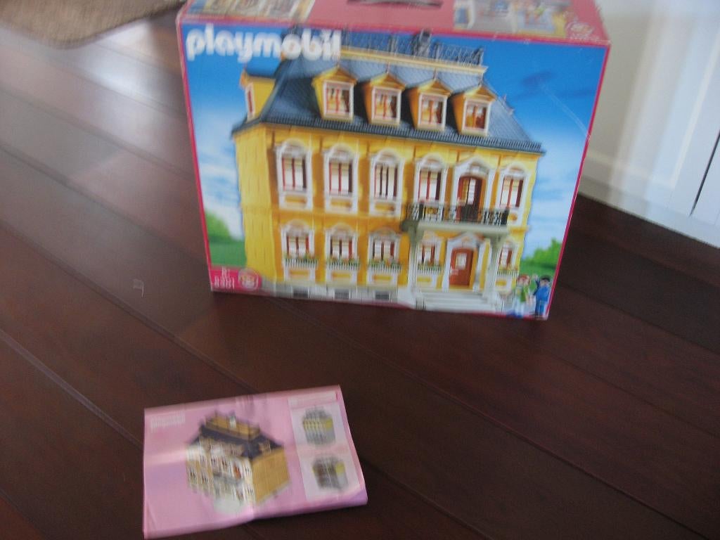 nostalgisch Playmobil poppenhuis en trappen, 5301 incl. doos, Verzenden, Nieuw, Complete set