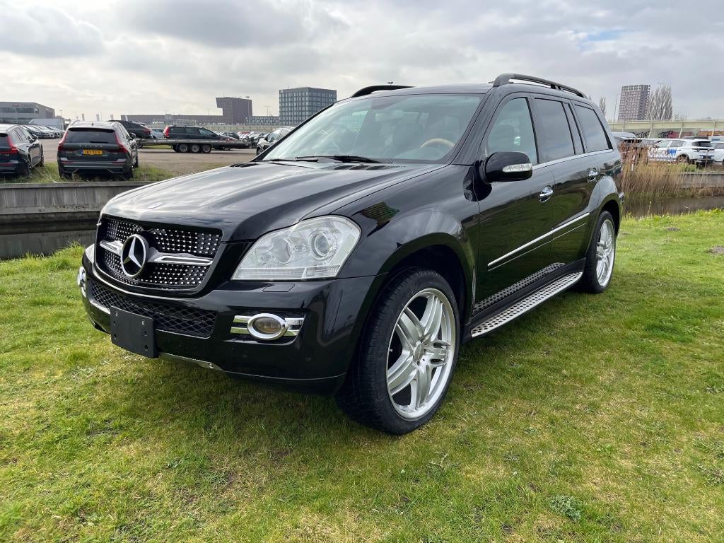 Mercedes GL-klasse GL500 Youngtimer 7-zitter, Auto's, Mercedes-Benz, Automaat, Zwart, Leder, SUV of Terreinwagen