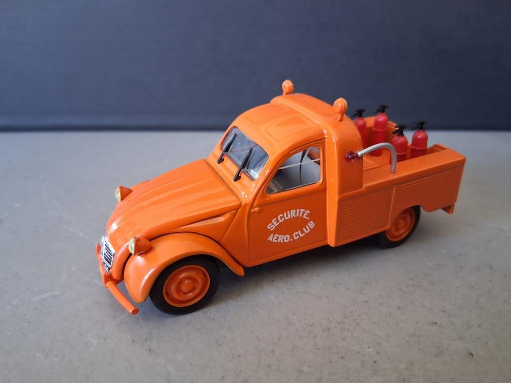 Citroën 2CV Pick-up Securite Aero Club modelauto, Overige merken, Auto, 1:32 tot 1:50, Ophalen of Verzenden