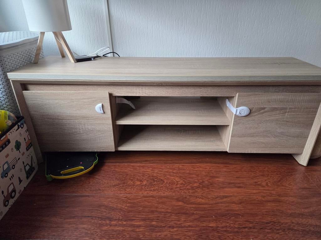 JYSK Haslund Tv Meubel ZGAN, Huis en Inrichting, Kasten | Televisiemeubels, Zo goed als nieuw, Minder dan 100 cm, 25 tot 50 cm