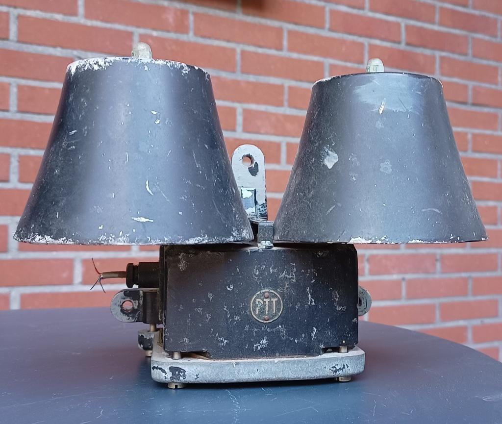 vintage  PTT - dubbele bel   uit 1966, Ophalen of Verzenden, Gebruikt