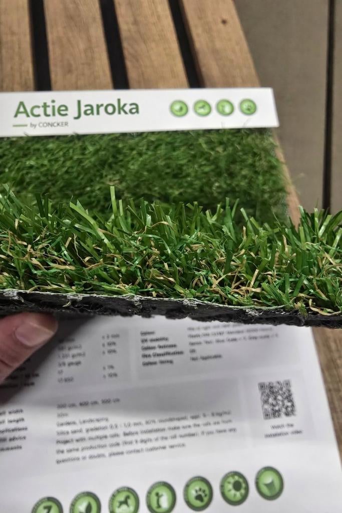 Kunstgras 30mm hoog, 4 of 5 meter breed - Direct leverbaar!, Ophalen of Verzenden