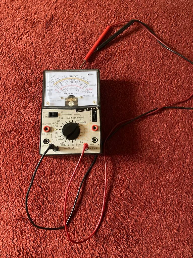 Vintage Hioki AF-105 Multimeter - Analoog, Ophalen, Gebruikt, Multimeter