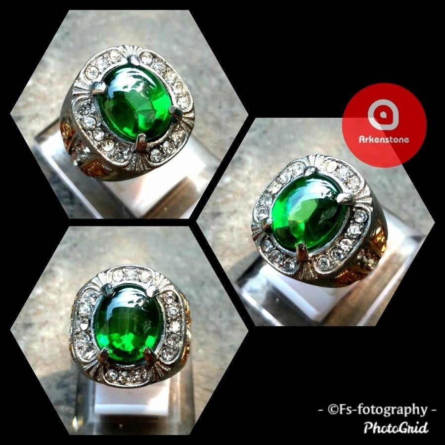 Colombiaanse Smaragd Edelsteenring - tijdloos sieraad CAR14, Overige materialen, 20 of groter, Verzenden, Heer