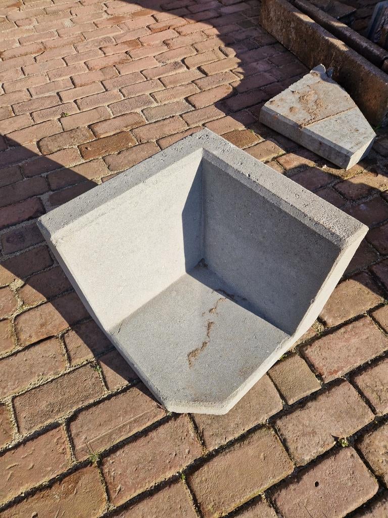 L-element hoekstuk 40x40x40 cm, Tuin en Terras, Ophalen, Nieuw, Beton, Overige typen