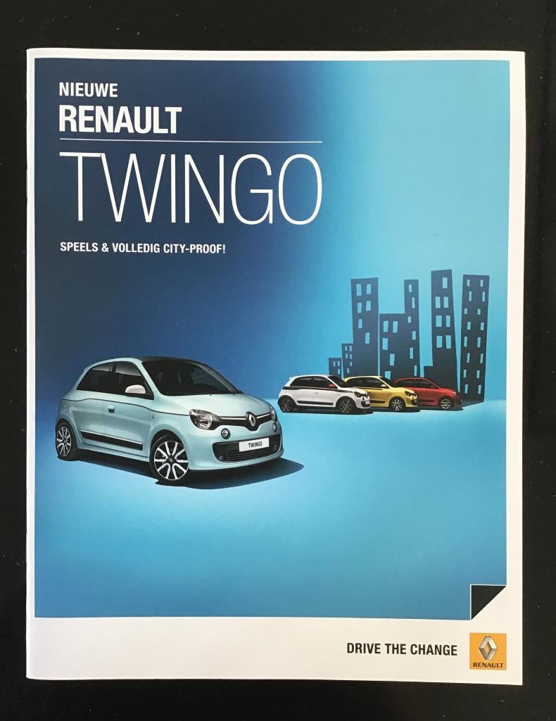 Folder en prijslijst. Renault Twingo. Uitgave 2014. Nieuw., Verzenden, Renault, Nieuw, Renault