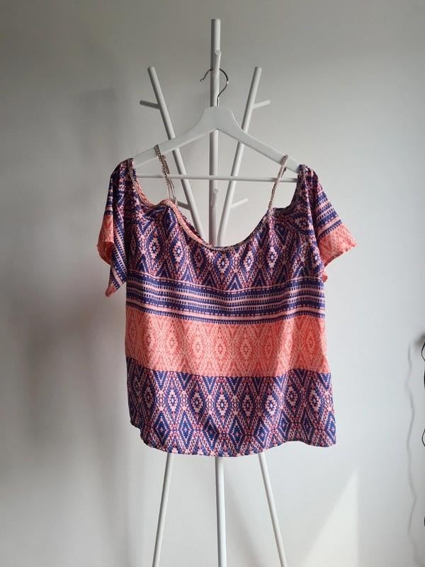 Vero Moda off shoulder midi top, Kleding | Dames, Paars, Maat 42/44 (L), Ophalen of Verzenden, Zo goed als nieuw