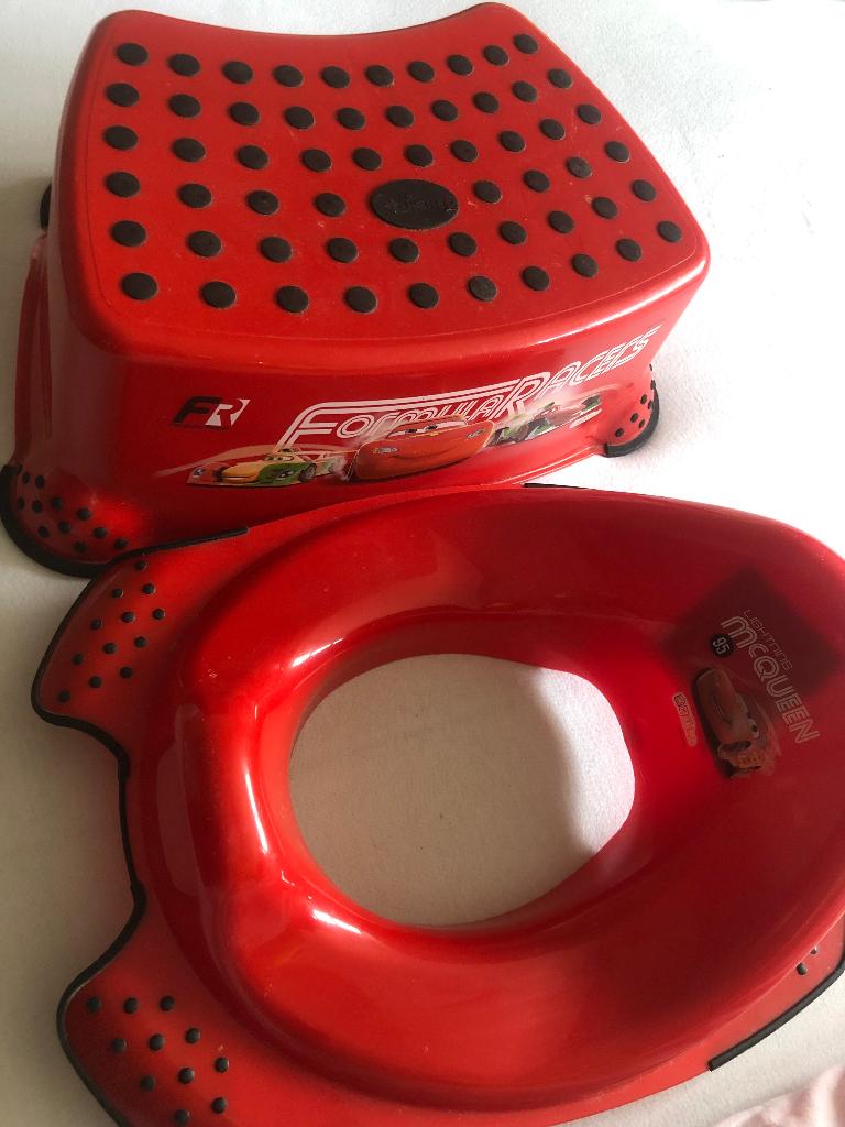 Mqqueen disney krukje en wc verkleiner, Ophalen, Gebruikt