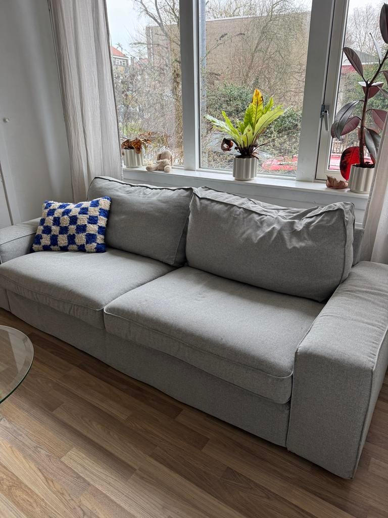 IKEA KIVIK 3-zitsbank - Comfortabel en Stijlvol, Huis en Inrichting, Banken | Bankstellen, Gebruikt, Driepersoons, 75 tot 100 cm