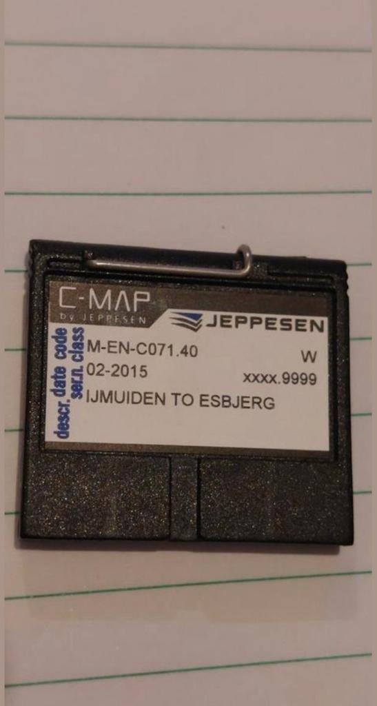 C-MAP jeppesen ijmuiden to esbjerg, Ophalen of Verzenden, Kaartplotter of Fish Finder