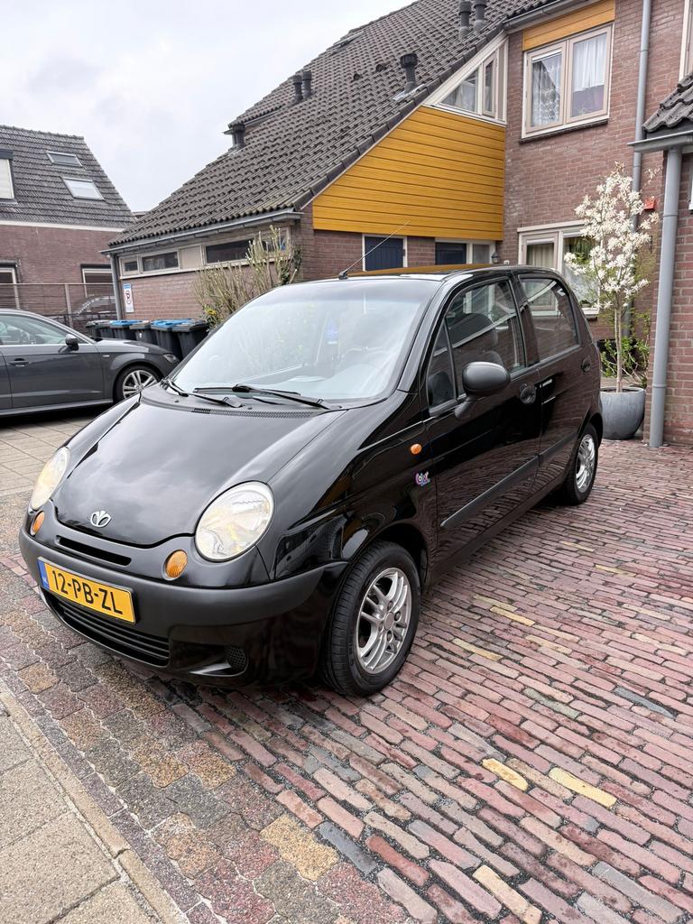 Daewoo Matiz 1.0 2004 Zwart, Voorwielaandrijving, Stof, 64 pk, 771 kg