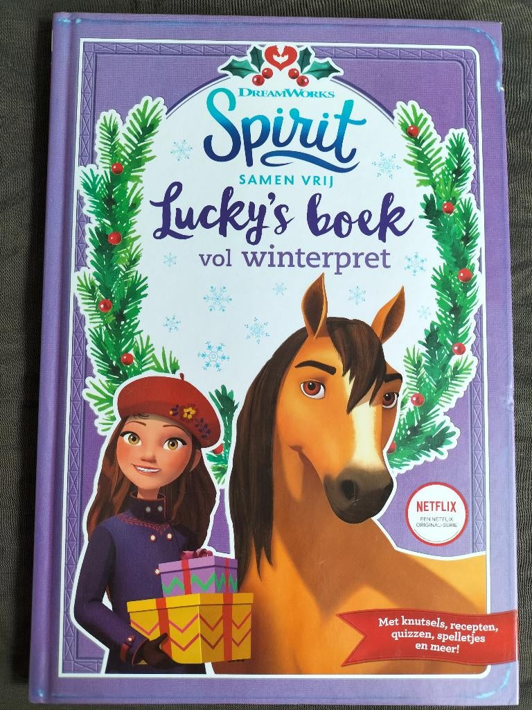 Spirit samen vrij / Lucky's boek vol winterpret, Boeken, Ophalen of Verzenden, Zo goed als nieuw, Dreamworks, Non-fictie