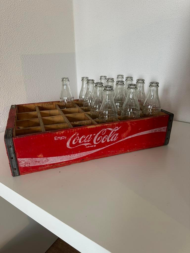 Vintage cola kratje, Ophalen