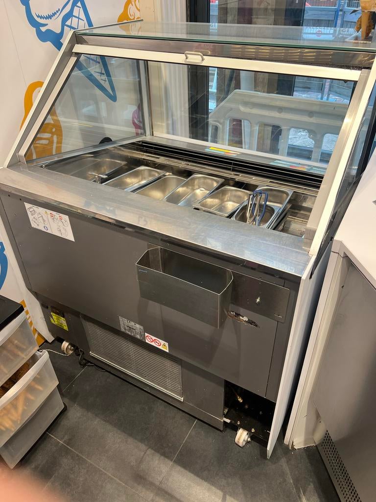 ISA Millennium ST 120 schepijs vitrine, Ophalen, Gebruikt, Koelen en Vriezen