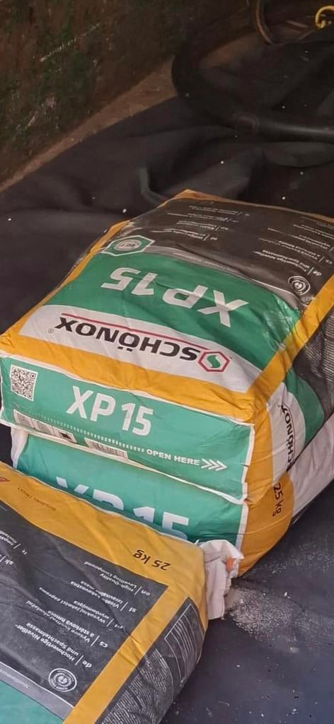 Schönox XP 15 egaline - 4 zakken, Ophalen of Verzenden, Nieuw, Overige materialen, Overige typen