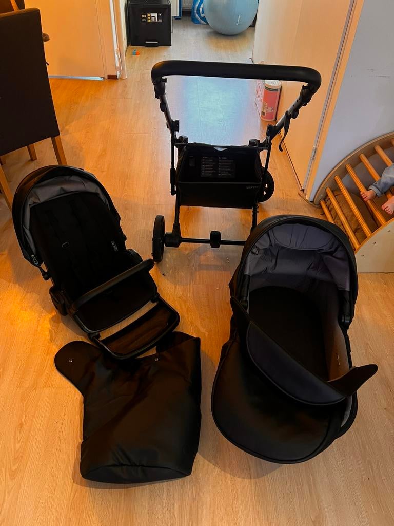 Anex | Kinderwagen E-Type | 2-in-1 | Noir, Overige merken, Gebruikt, Ophalen of Verzenden, Combiwagen