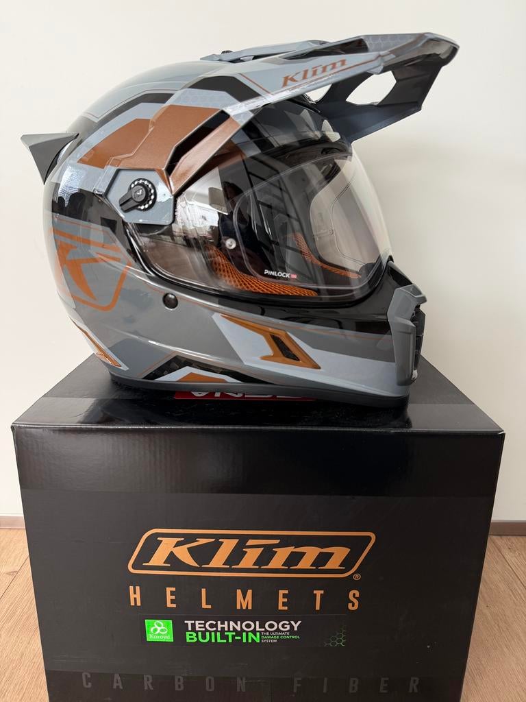 Klim Krios Pro Large, Motoren, Kleding | Motorhelmen, Offroadhelm, L, Overige merken, Tweedehands, Ophalen of Verzenden