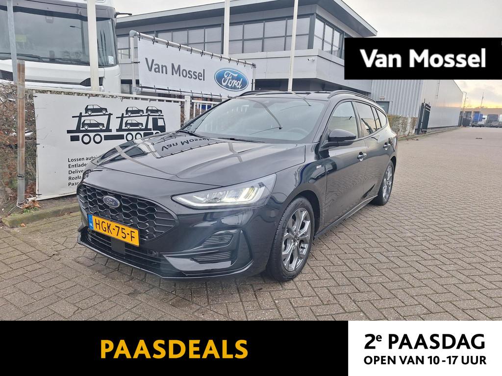 Ford Focus Wagon 1.0 EcoBoost Hybrid ST Line | Adaptieve Cru, 12 maanden, Gebruikt, Euro 6, Zwart