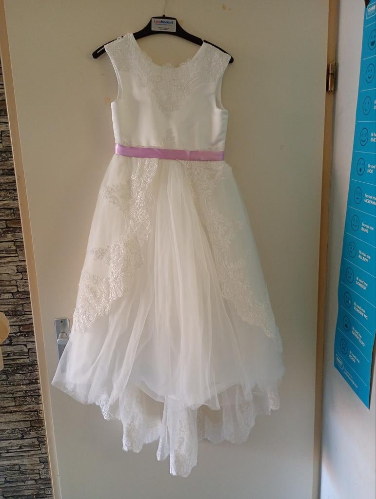 Communie jurk of bruidsmeisjes jurk met losse bollero, Ophalen of Verzenden, Zo goed als nieuw, Meisje