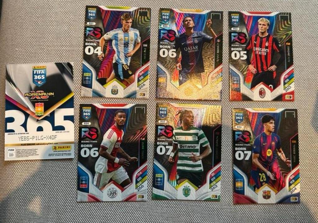 Panini Fifa 365 Adrenalyn 2026 Lim edition Rising stars, Hobby en Vrije tijd, Stickers en Plaatjes, Ophalen of Verzenden, Nieuw