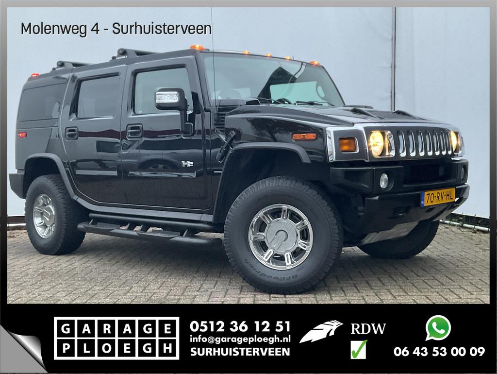 Hummer H2 6.0 V8 Perfect mooi origineel Voll.Onderhoud Young, Auto's, Hummer, Automaat, Gebruikt, 8 cilinders, Leder