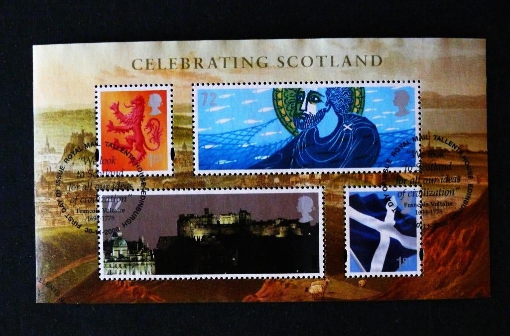 UK / Schotland 2006 Celebrating Scotland Blok, Verzenden, Gestempeld