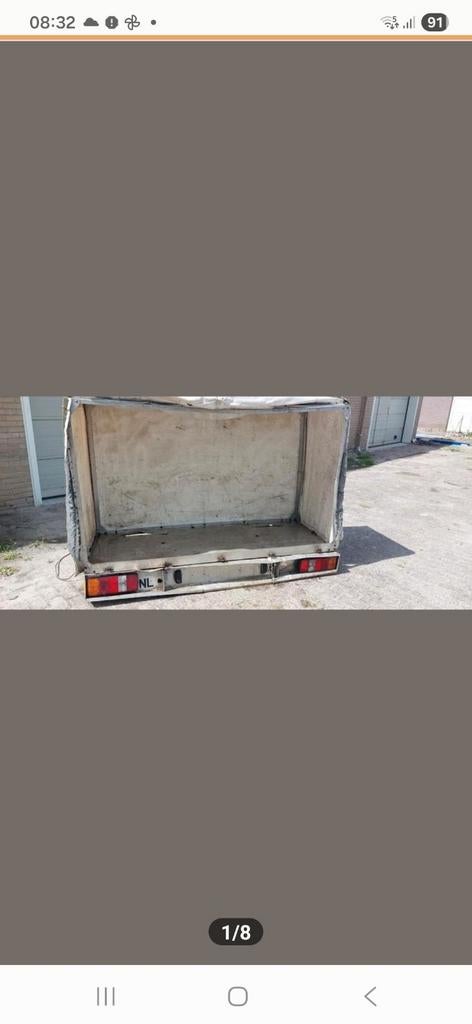 Fietsendrager aluminium 2m breed/1,2m H/0,8m diep. Bus/grote, Auto diversen, Fietsendragers, Ophalen, Dakdrager