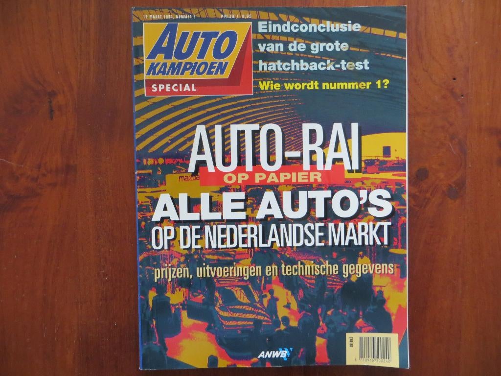 Autokampioen 5 1994 RAI-nummer Omega Fiesta Lancer BMW 316, Ophalen of Verzenden, Nieuw, BMW
