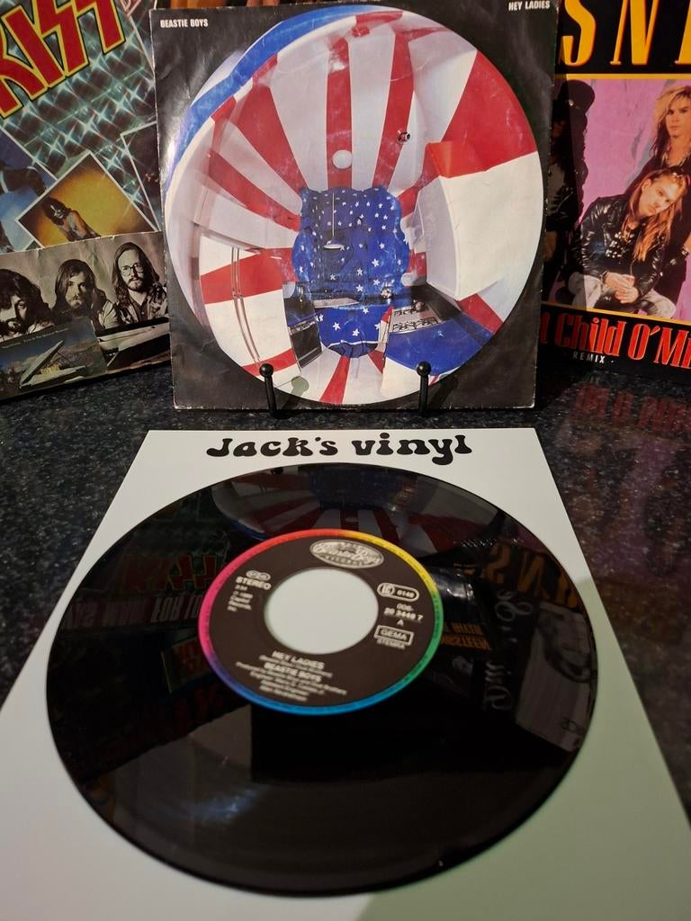 Beastie Boys - Hey Ladies 7 inch Single 1989, Ophalen of Verzenden, 1980 tot 2000, Gebruikt, Overige formaten