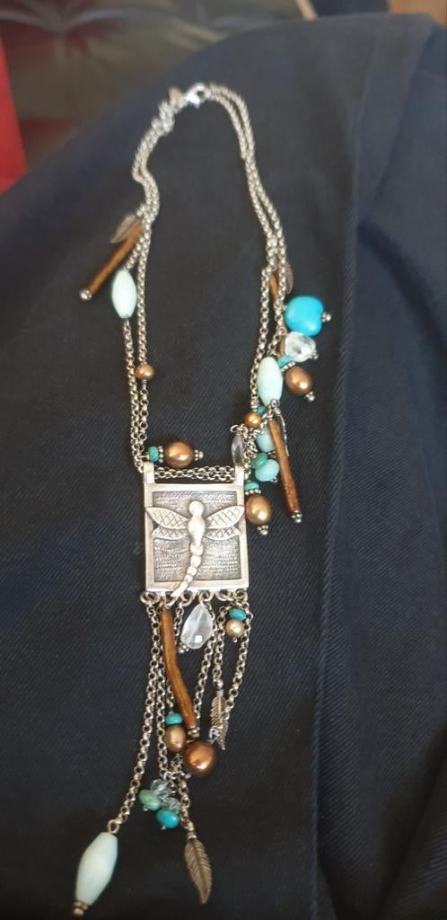 Prachtige Rabinovich ketting, Ophalen of Verzenden, Zo goed als nieuw, Met edelsteen, Zilver