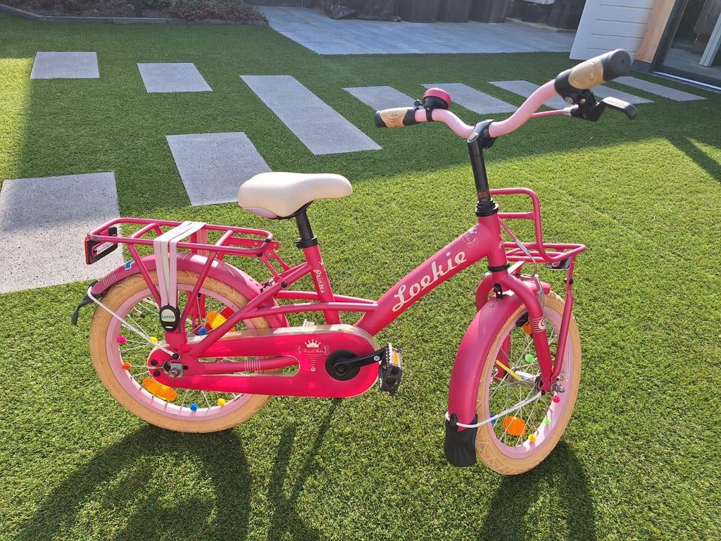 Meisjes fietsje 16inch, Ophalen of Verzenden, Gebruikt, 16 inch, Handrem