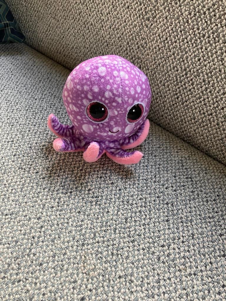 Ty beanie boo Octopus legs, Kinderen en Baby's, Speelgoed | Knuffels en Pluche, Paars, Overige typen, Ophalen of Verzenden, Zo goed als nieuw