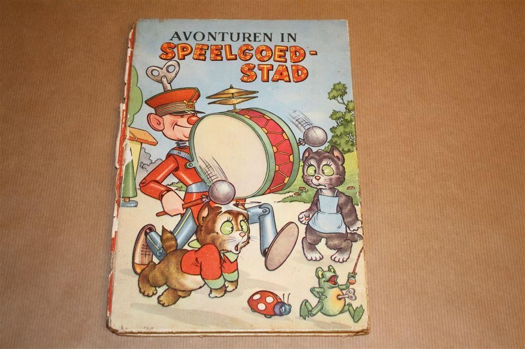 Avonturen in Speelgoedstad - Mulder & Zoon ca 1950, Boeken, Ophalen of Verzenden, Gelezen