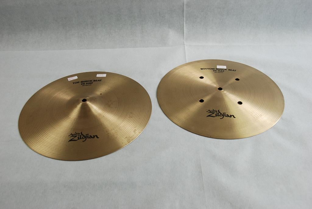 Zildjian Quickbeat hihats 1193/1400gr 14 inch  <230803>, Muziek en Instrumenten, Gebruikt, ., Drums of Percussie, Ophalen of Verzenden