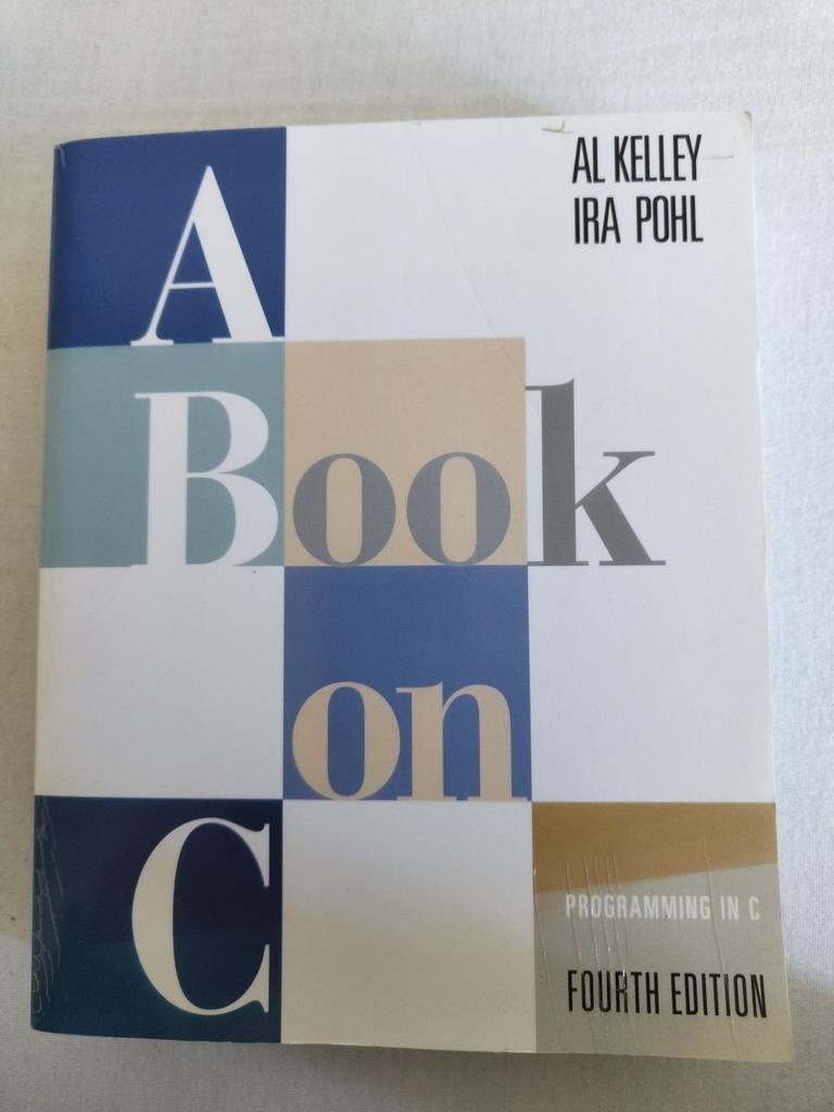IRA POHL - Book on C 4e : Programming in C, Ophalen of Verzenden, Gelezen, IRA POHL