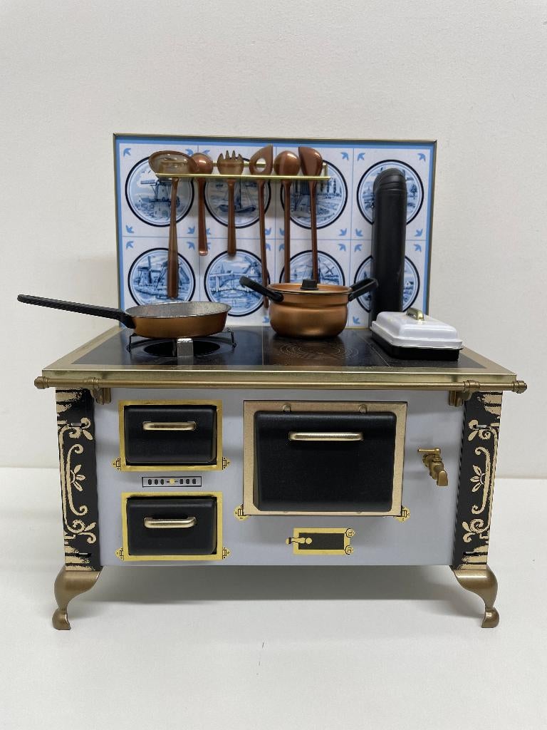 Blikken Fornuisje Delfts Blauw 1:6, Ophalen of Verzenden, Nieuw, Apparaten