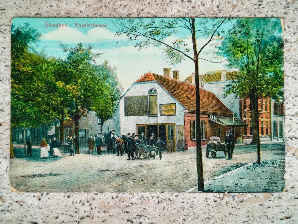 Ansichtkaart Breda Ginneken - Bavelscheweg - 1910, Ophalen of Verzenden, Voor 1920, Noord-Brabant