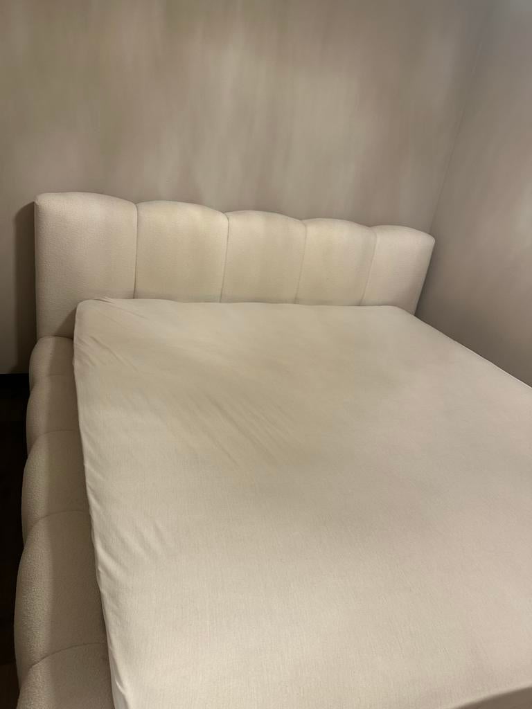 Luxe Teddy Bed 200x200 – Zo goed als nieuw, Ophalen, Tweepersoons, Zo goed als nieuw, Overige maten