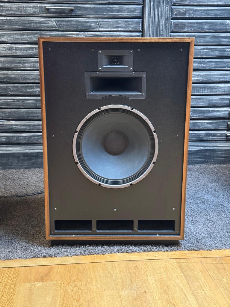 Klipsch Cornwall III 70th anniversary edition, Gebruikt, 120 watt of meer, Front, Rear of Stereo speakers, Ophalen
