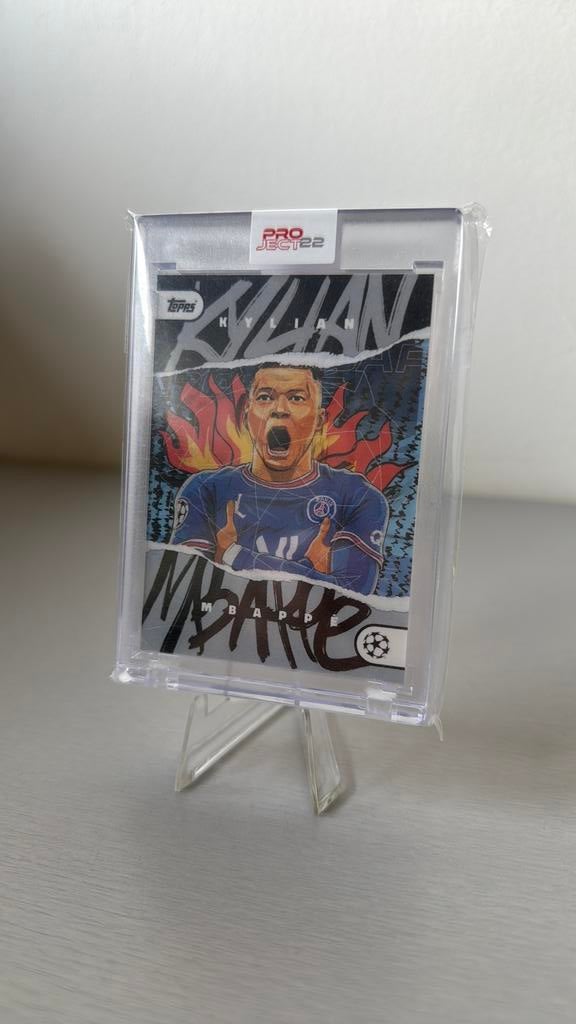Topps Kylian Mbappe Project 22, Ophalen of Verzenden, Zo goed als nieuw, Plaatje