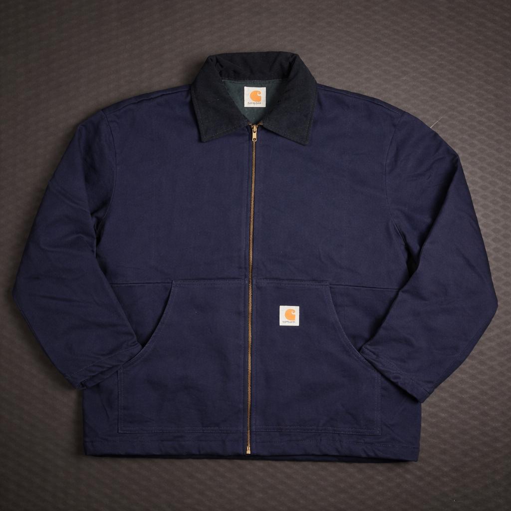Carhartt Jacket MarineBlauw | L | Uitstekende staat, Maat 52/54 (L), Blauw, Carhartt, Ophalen of Verzenden